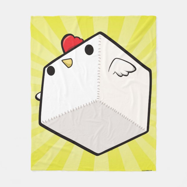 Cockblock Blanket cute chicken cube (Front)