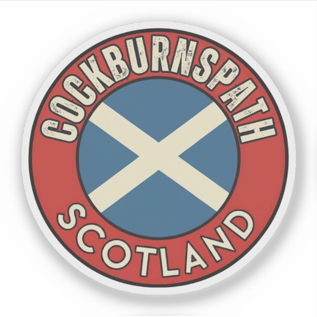 Cockburnspath, Scotland Sticker (Front)