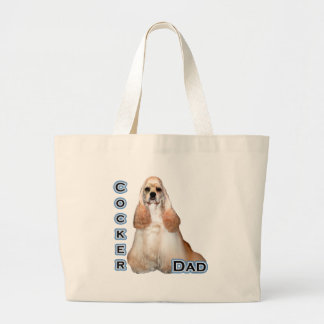 Cocker(buff) Dad 4 Large Tote Bag
