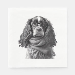 Cocker glases napkins