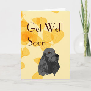 Cocker ~ I Love My Black Cocker Card