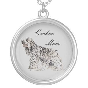 Cocker Mom, American Cocker Spaniel Necklace