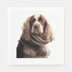 Cocker scarf napkins