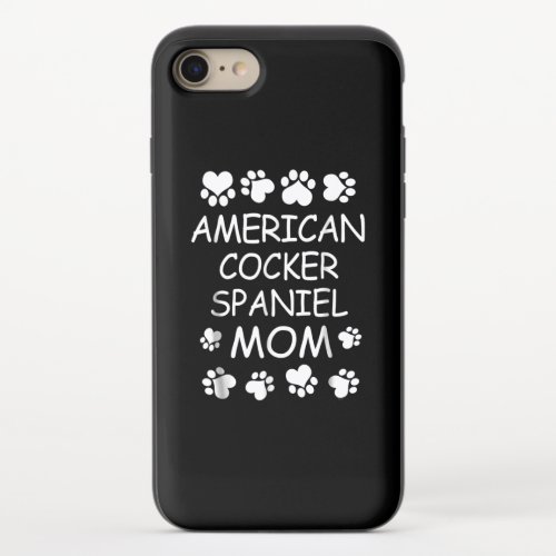 Cocker Spaniel  American Cocker Spaniel Mom iPhone 87 Slider Case