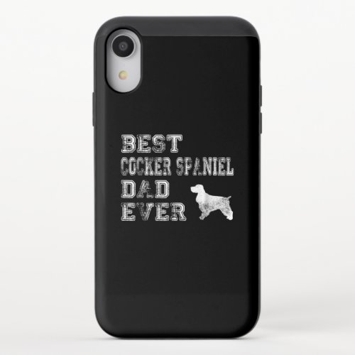 Cocker Spaniel  Best Cocker Spaniel Dad Ever iPhone XR Slider Case