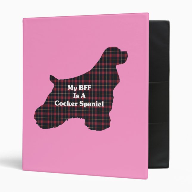 Cocker Spaniel BFF Binder (Front/Inside)