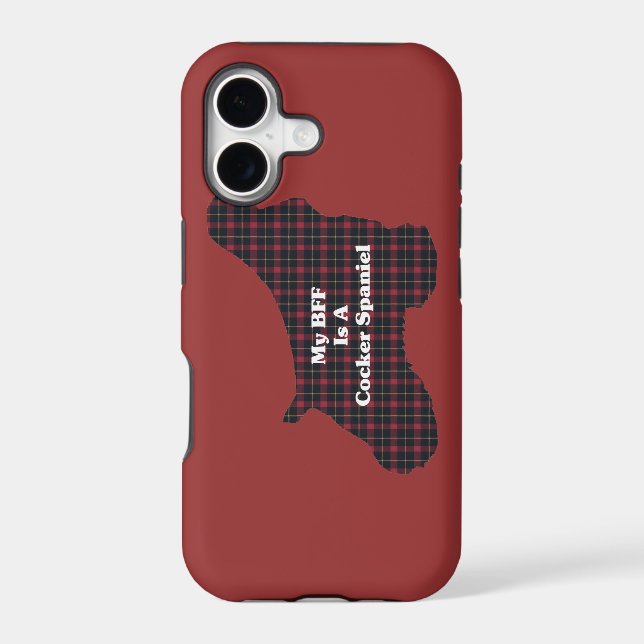 Cocker Spaniel BFF Iphone Case (Back)