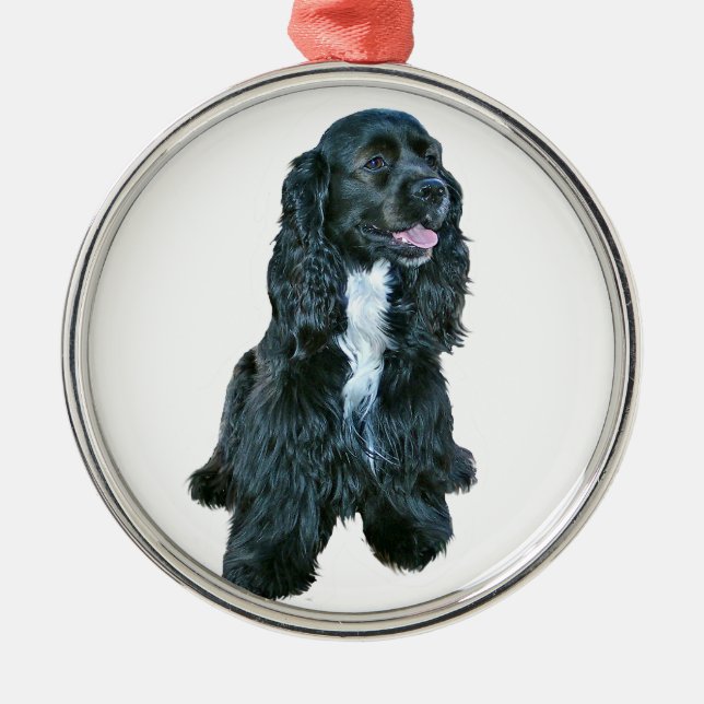 Cocker Spaniel - Black #2 Metal Ornament (Front)