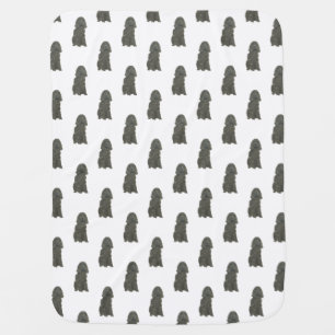 Cocker Spaniel (Black) Baby Blanket
