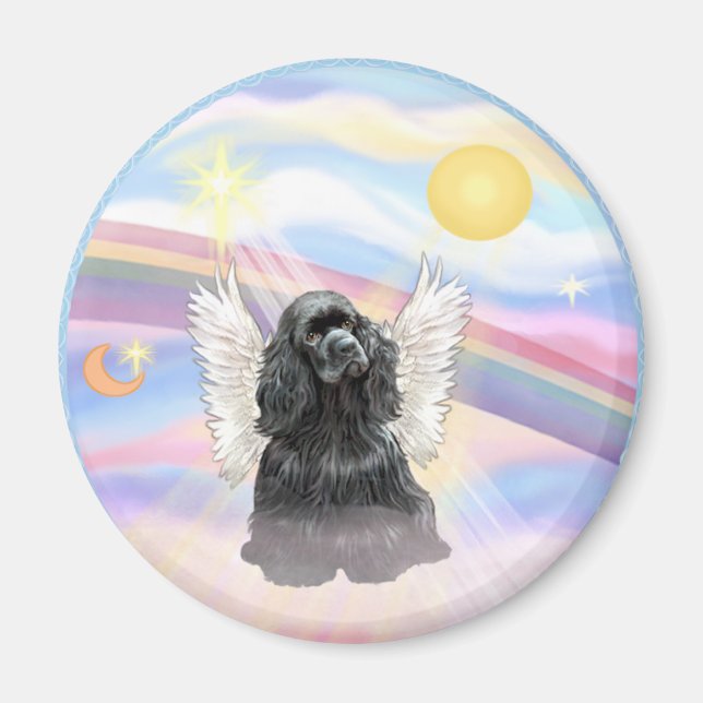 Cocker Spaniel - black Magnet (Front)