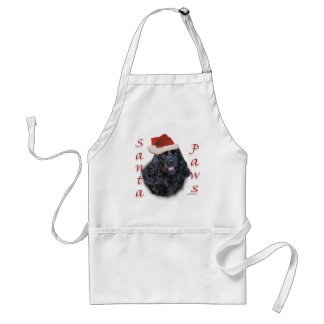 Cocker Spaniel (blk) Santa Paws Adult Apron