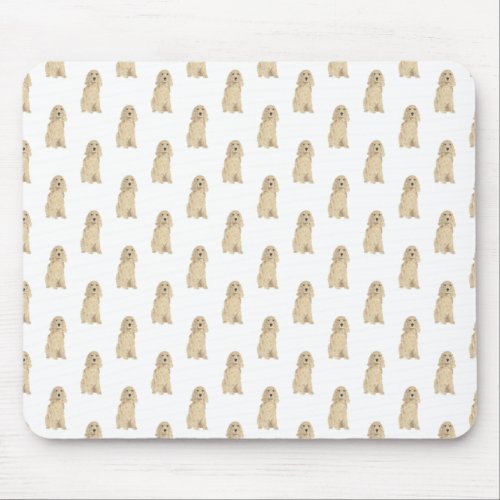 Cocker Spaniel Blonde Tan Golden Mouse Pad