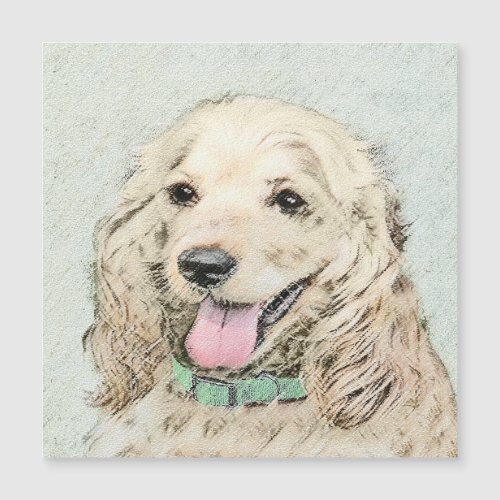 Cocker Spaniel Buff Painting _ Original Dog Art