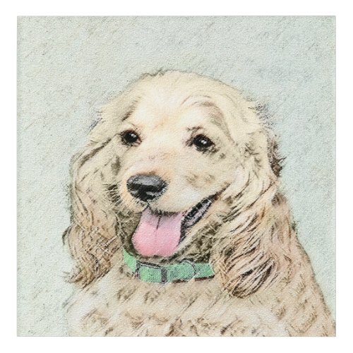 Cocker Spaniel Buff Painting _ Original Dog Art