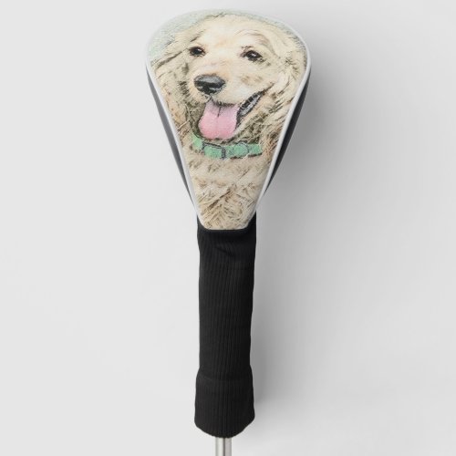 Cocker Spaniel Buff Painting _ Original Dog Art Golf Head Cover