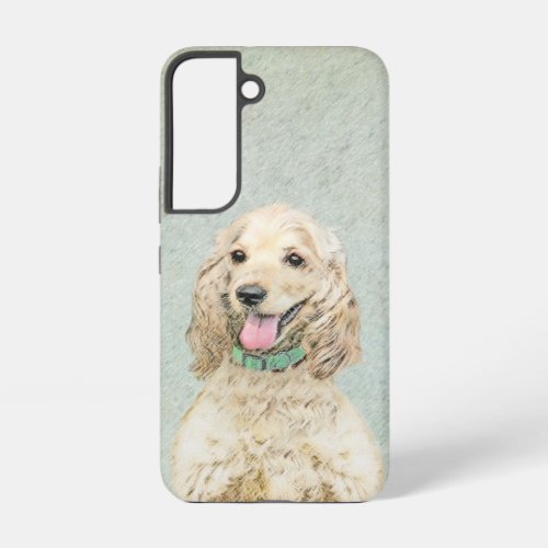 Cocker Spaniel Buff Painting _ Original Dog Art Samsung Galaxy S22 Case