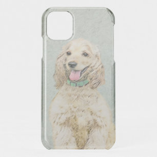 Cocker Spaniel Buff Painting - Original Dog Art iPhone 11 Case