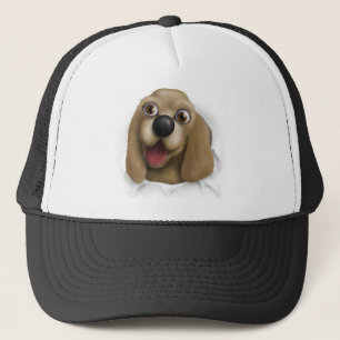Cocker Spaniel Busting Out Trucker Hat