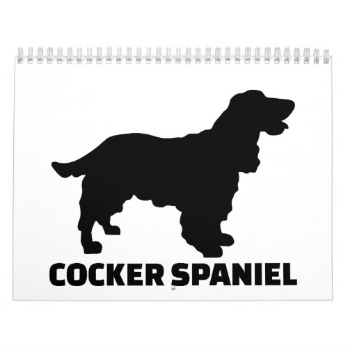 Cocker Spaniel Calendar