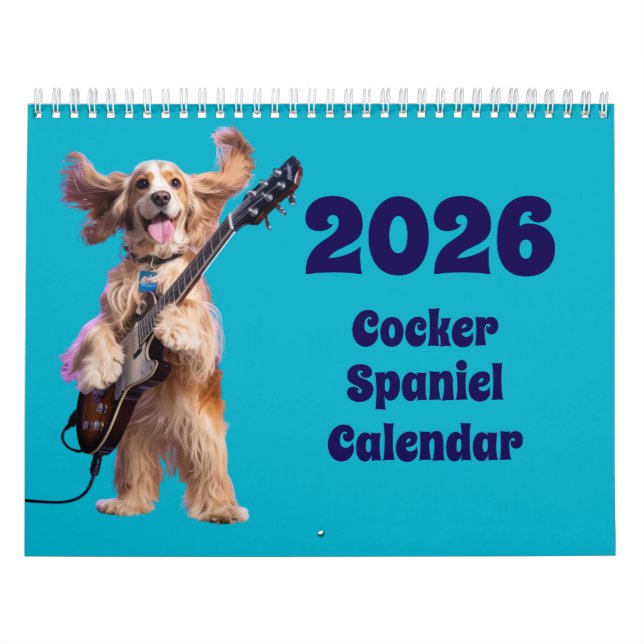 Cocker Spaniel Calendar (Cover)