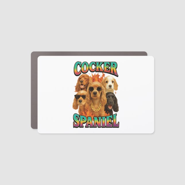 Cocker Spaniel  Car Magnet (Front)