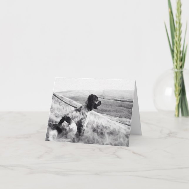 Cocker Spaniel Card (Front)