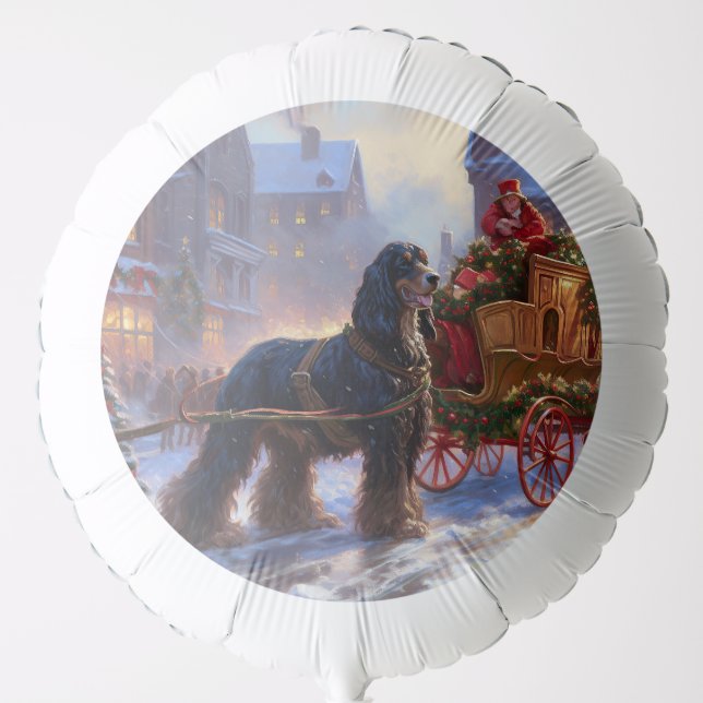 Cocker Spaniel Christmas Festive Season Balloon (Front)