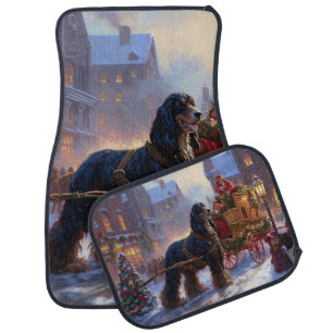 Cocker Spaniel Christmas Festive Season Car Floor Mat
