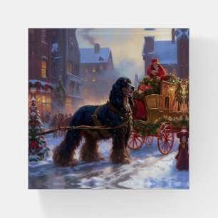 Cocker Spaniel Christmas Festive Season Paperweight