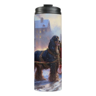 Cocker Spaniel Christmas Festive Season Thermal Tumbler