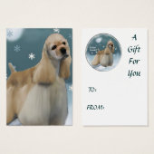Cocker Spaniel Christmas Gifts (Front & Back)