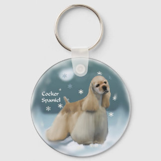 Cocker Spaniel Christmas Gifts Keychain