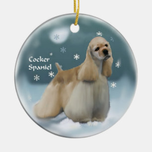 Cocker Spaniel Christmas Gifts Ornament