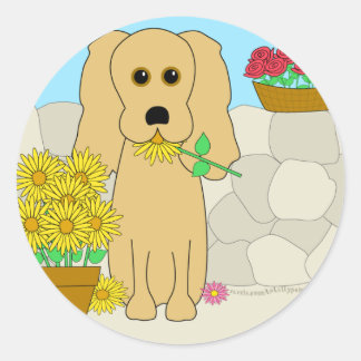 Cocker Spaniel Classic Round Sticker