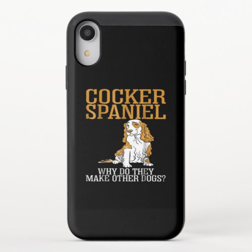 Cocker Spaniel  Cocker Spaniel Lovely iPhone XR Slider Case