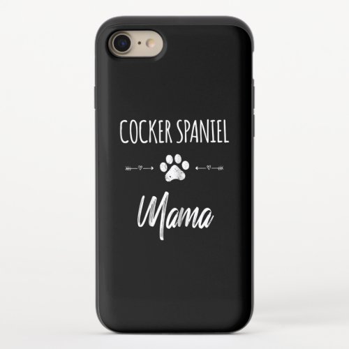 Cocker Spaniel  Cocker Spaniel Mama Cocker Lover iPhone 87 Slider Case