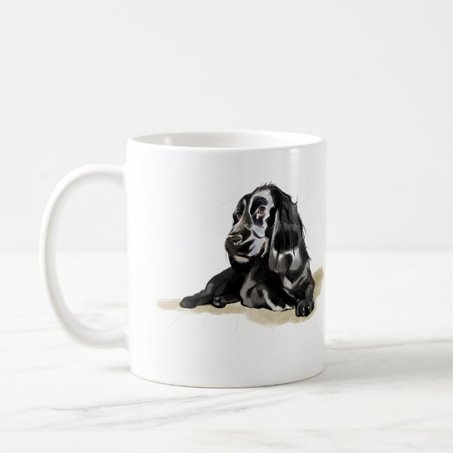 Cocker Spaniel Coffee Mug, Dog Mom Gift Mug (Left)