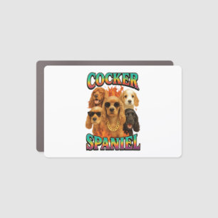 Cocker Spaniel Copy Car Magnet