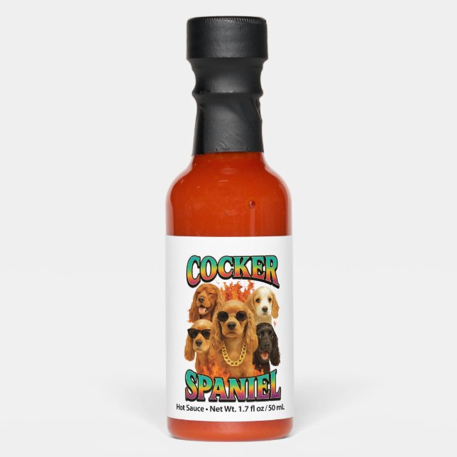 Cocker Spaniel Copy Hot Sauces (Front)