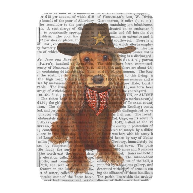 Cocker Spaniel Cowboy 2 iPad Mini Cover (Front)