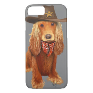 Cocker Spaniel Cowboy iPhone 8/7 Case