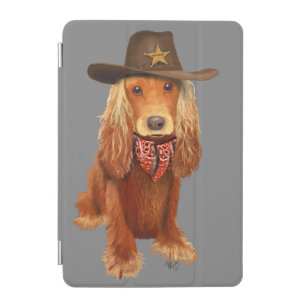 Cocker Spaniel Cowboy iPad Mini Cover