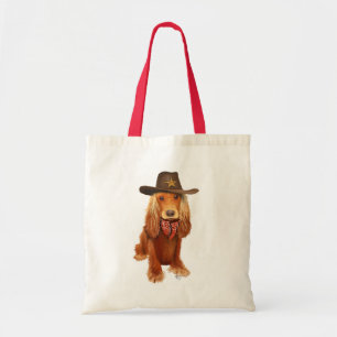 Cocker Spaniel Cowboy Tote Bag