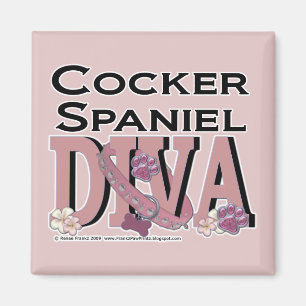 Cocker Spaniel DIVA Magnet