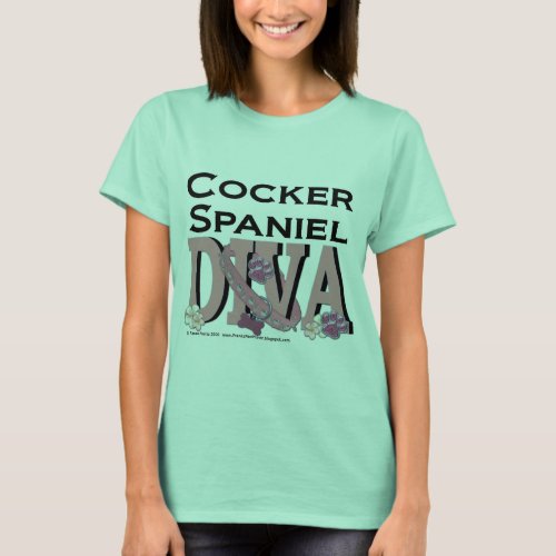 Cocker Spaniel DIVA T_Shirt