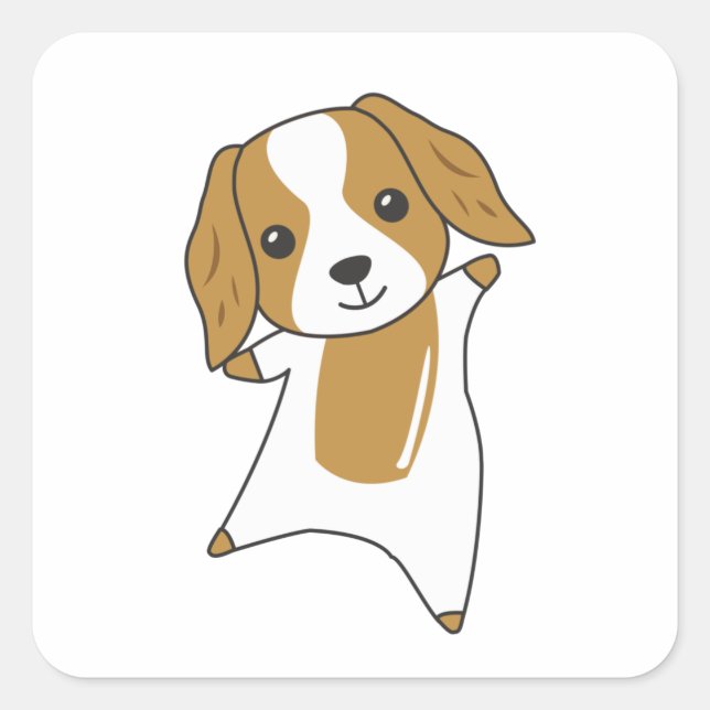 Cocker Spaniel Dog Animal Lovers Cute Dogs Square Sticker (Front)