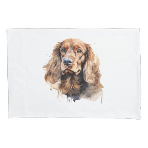 Cocker Spaniel Dog Art Cocker Spaniel Gift Pet  Pillow Case