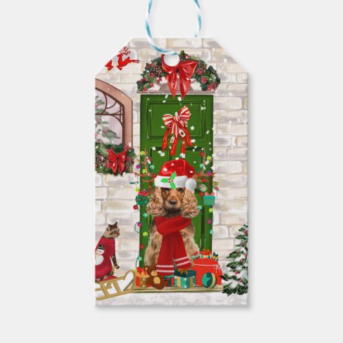 Cocker Spaniel Dog Christmas  Gift Tags