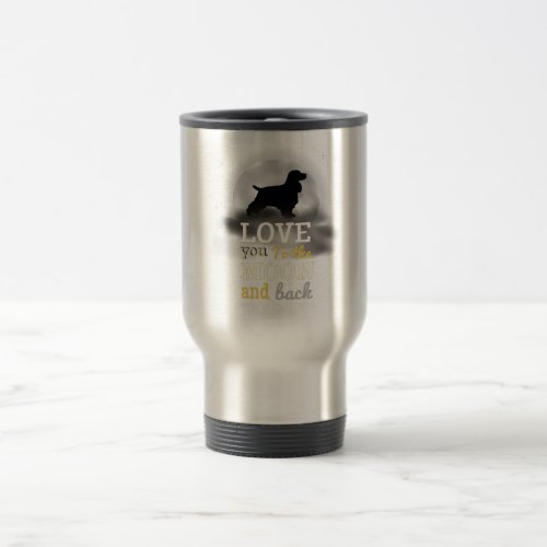 Cocker Spaniel Dog Clothes Cute Animal Lover Gift Travel Mug