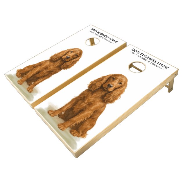 Cocker Spaniel Dog Cornhole Set